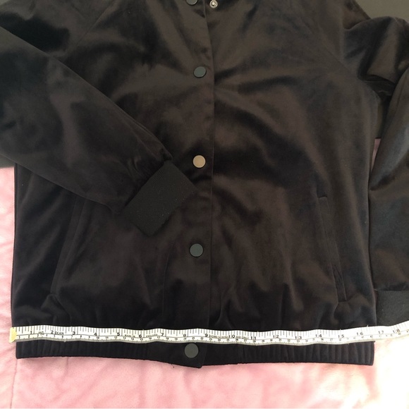 Velvet Baseball Jacket Vero Moda Size M - Picture 8 of 8